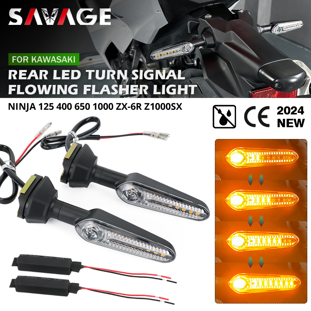 Sos Light Strobe - LED Turn Signal Flowing Light For