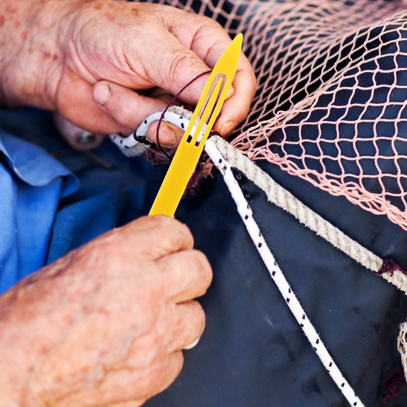 Fishing Kit Compact - 20 Pcs Fish Net Shuttles Repair