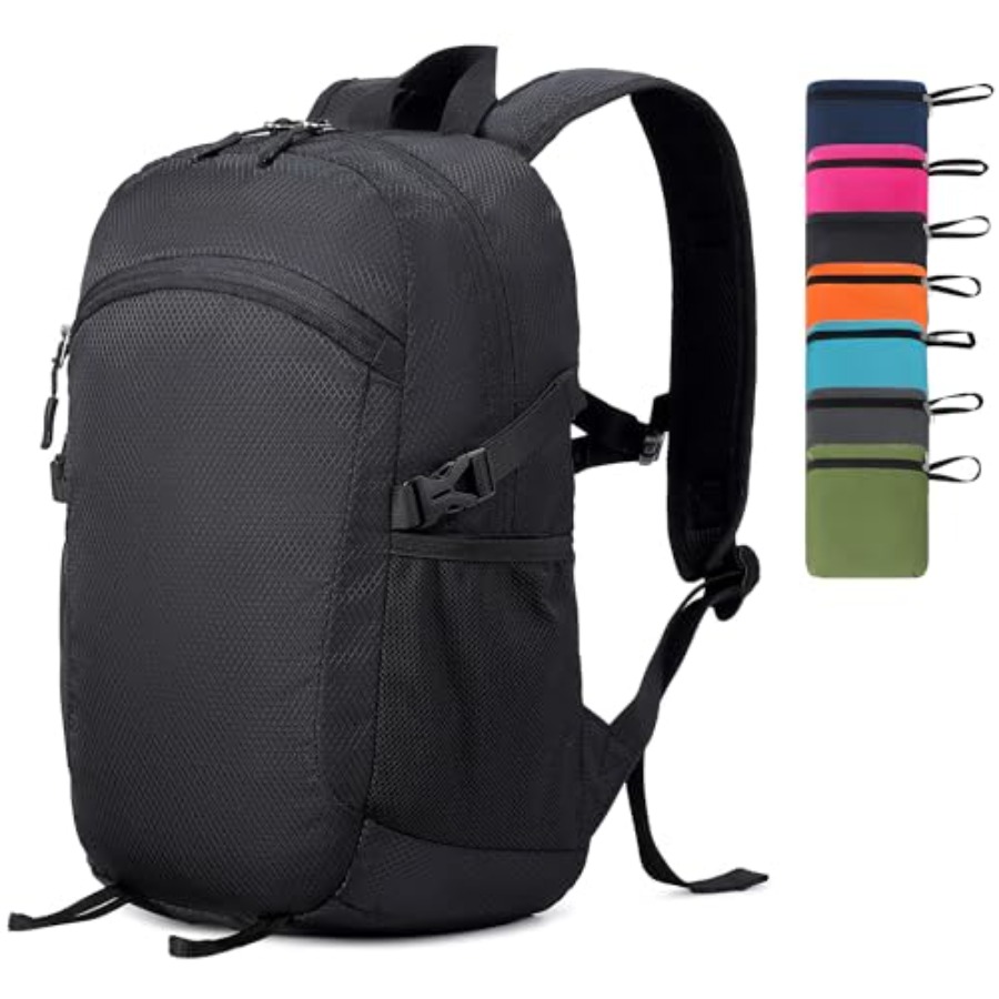Water Bag Collapsible - Lightweight Hiking Backpack 30L Packable Foldable