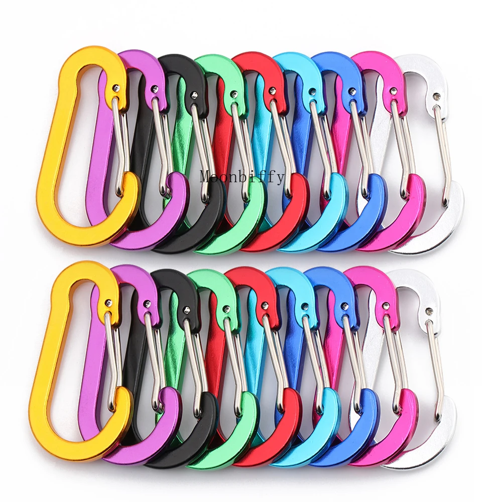 Fishing Kit Compact - 5pcs Aluminum Alloy Carabiner Outdoor Backpack