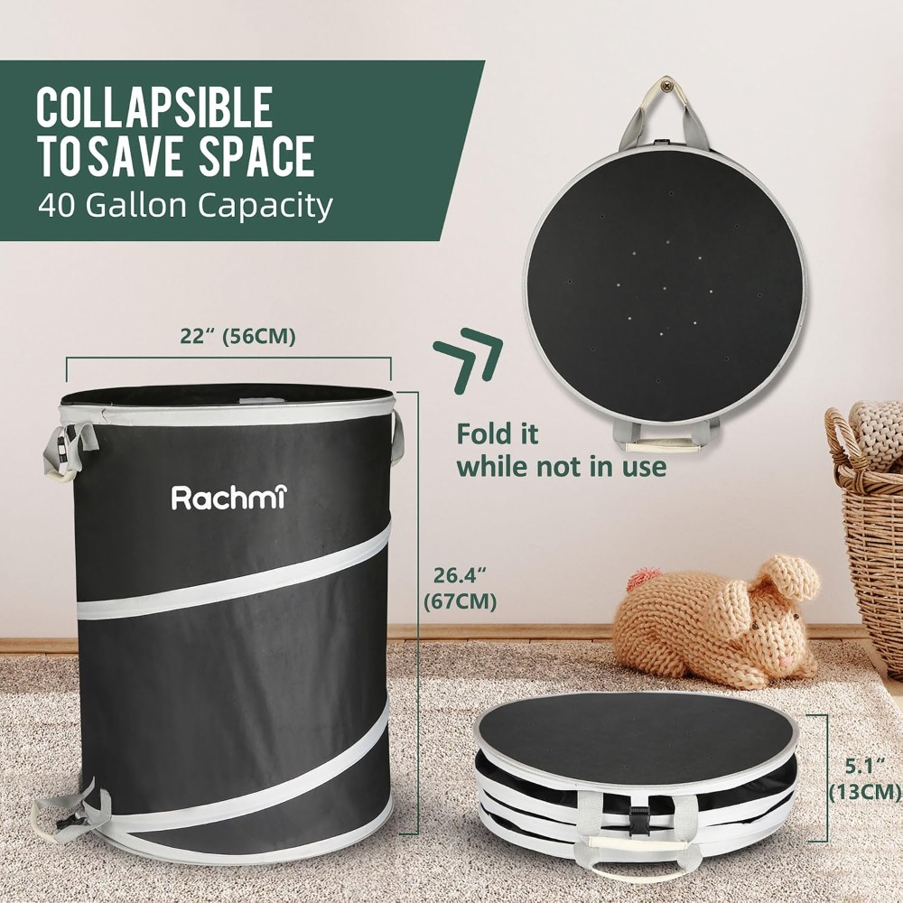 40 Gallon Collapsible Trash Ca - Water Bag Collapsible reseña y precio