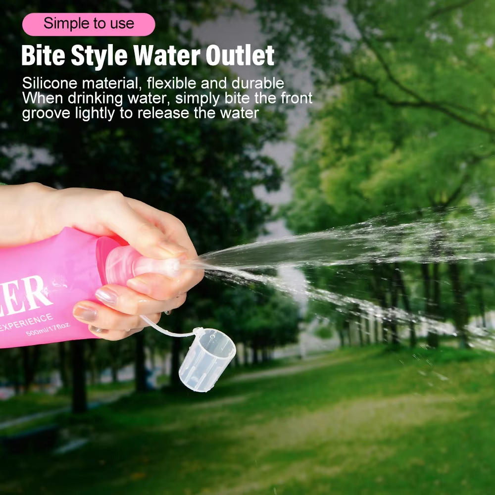 Folding Water Bottle TPU BPA-F - Water Bag Collapsible reseña y precio