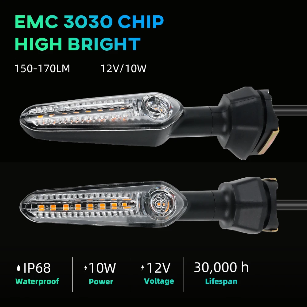 LED Turn Signal Flowing Light  - Sos Light Strobe reseña y precio