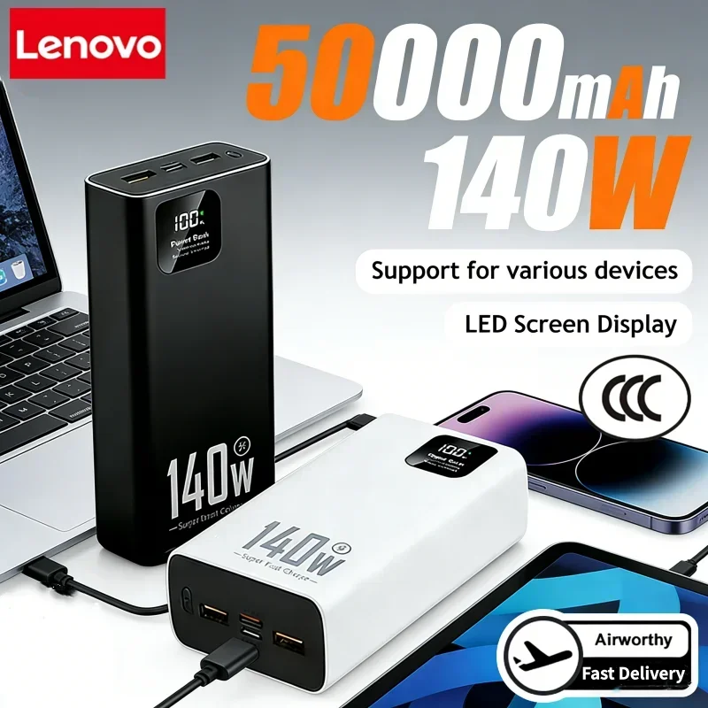 Lenovo 140W 500000mAh Ultra Ca - Solar Emergency Charger reseña y precio