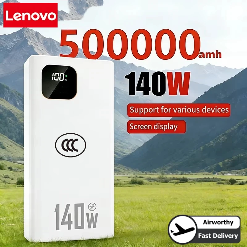 Lenovo 140W 500000mAh Ultra Ca - Solar Emergency Charger reseña y precio