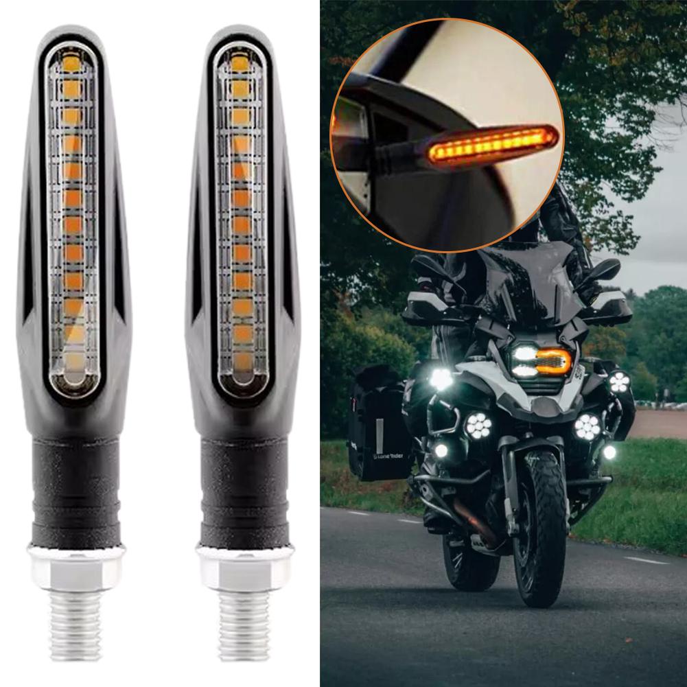 2PCS Universal LED Turn Signal - Sos Light Strobe reseña y precio