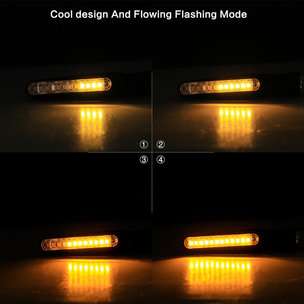 2PCS Universal LED Turn Signal - Sos Light Strobe reseña y precio