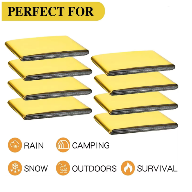 Portable Lightweight Aluminum  - Survival Blanket Reflective reseña y precio