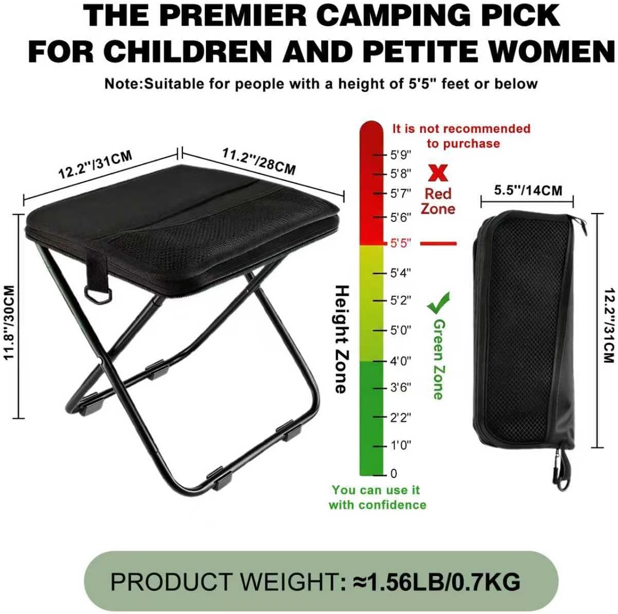 GMOX Camping Stool Portable Ch - Fishing Kit Compact reseña y precio