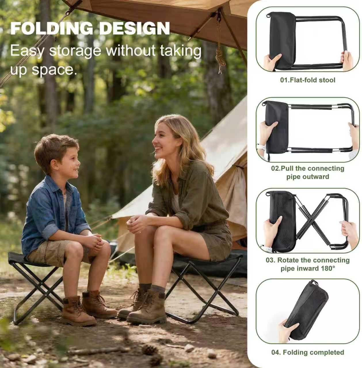 GMOX Camping Stool Portable Ch - Fishing Kit Compact reseña y precio
