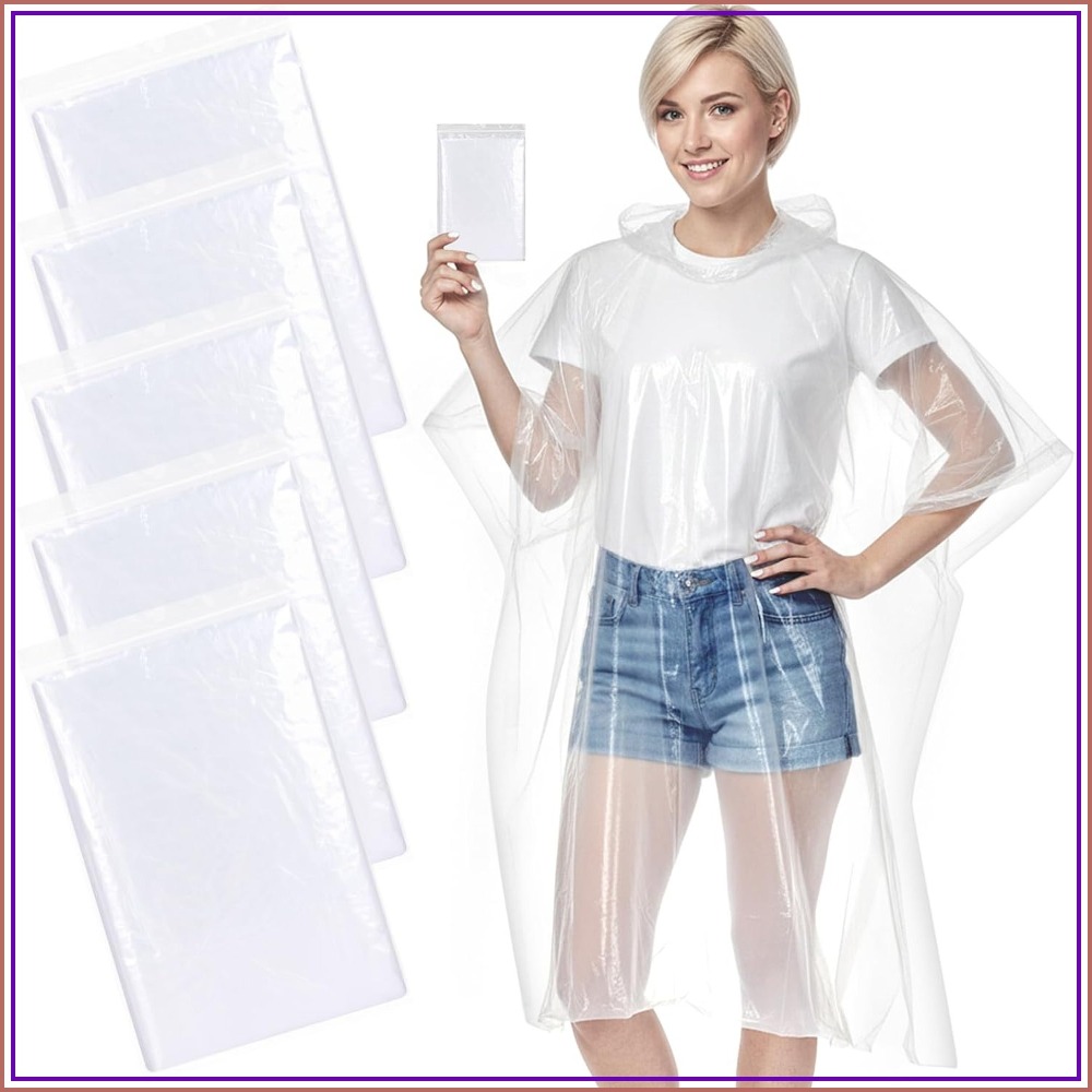 Emergency Rain Ponchos for Adu - Emergency Poncho Rain reseña y precio