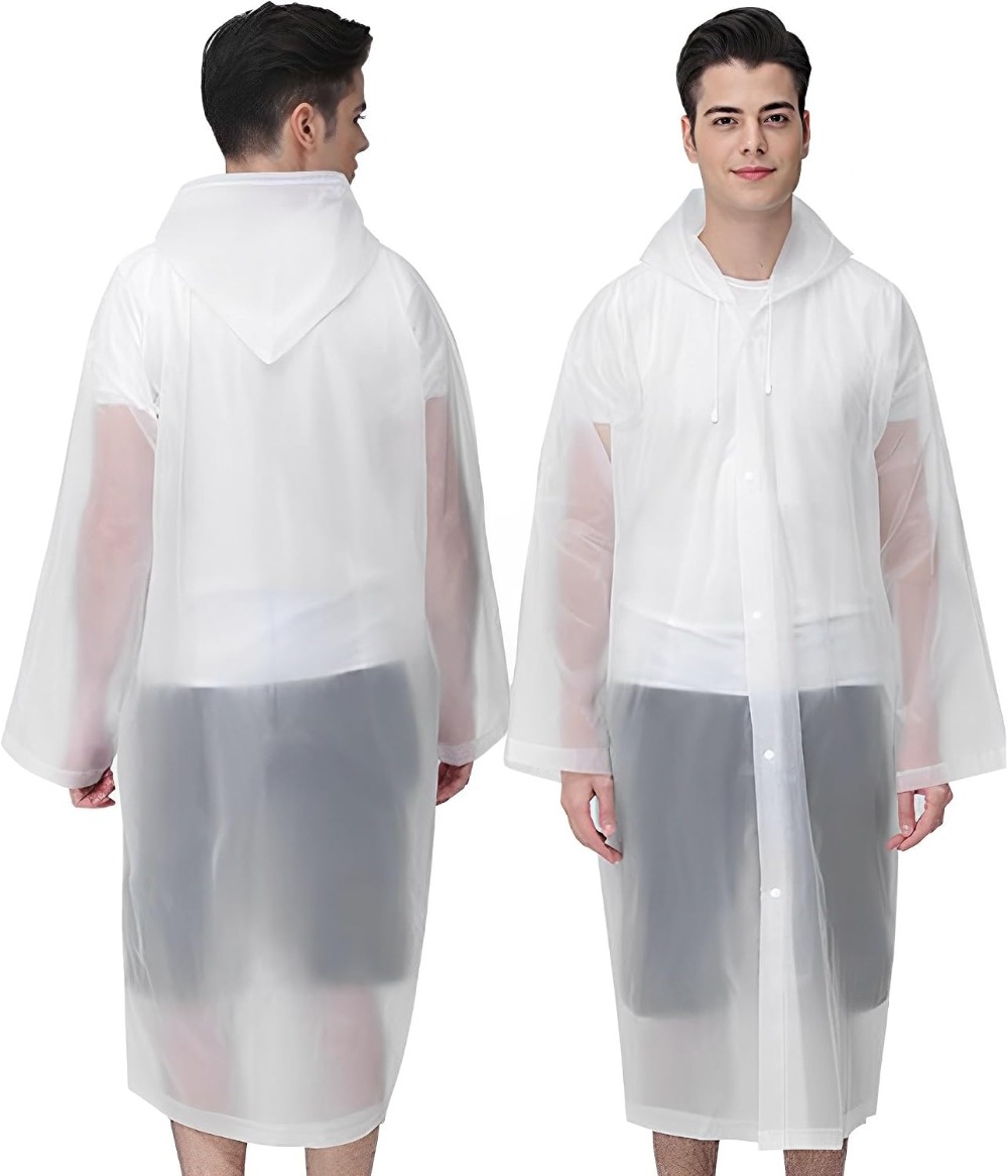 Reusable Rain Ponchos for Adul - Emergency Poncho Rain reseña y precio