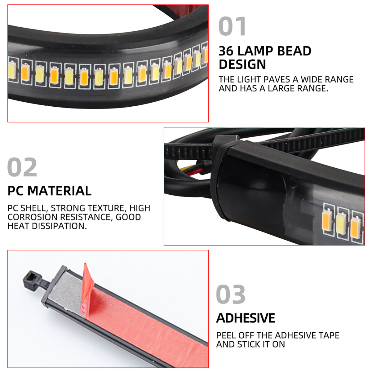 2 Pcs 12V LED Motorcycle Turn  - Sos Light Strobe reseña y precio