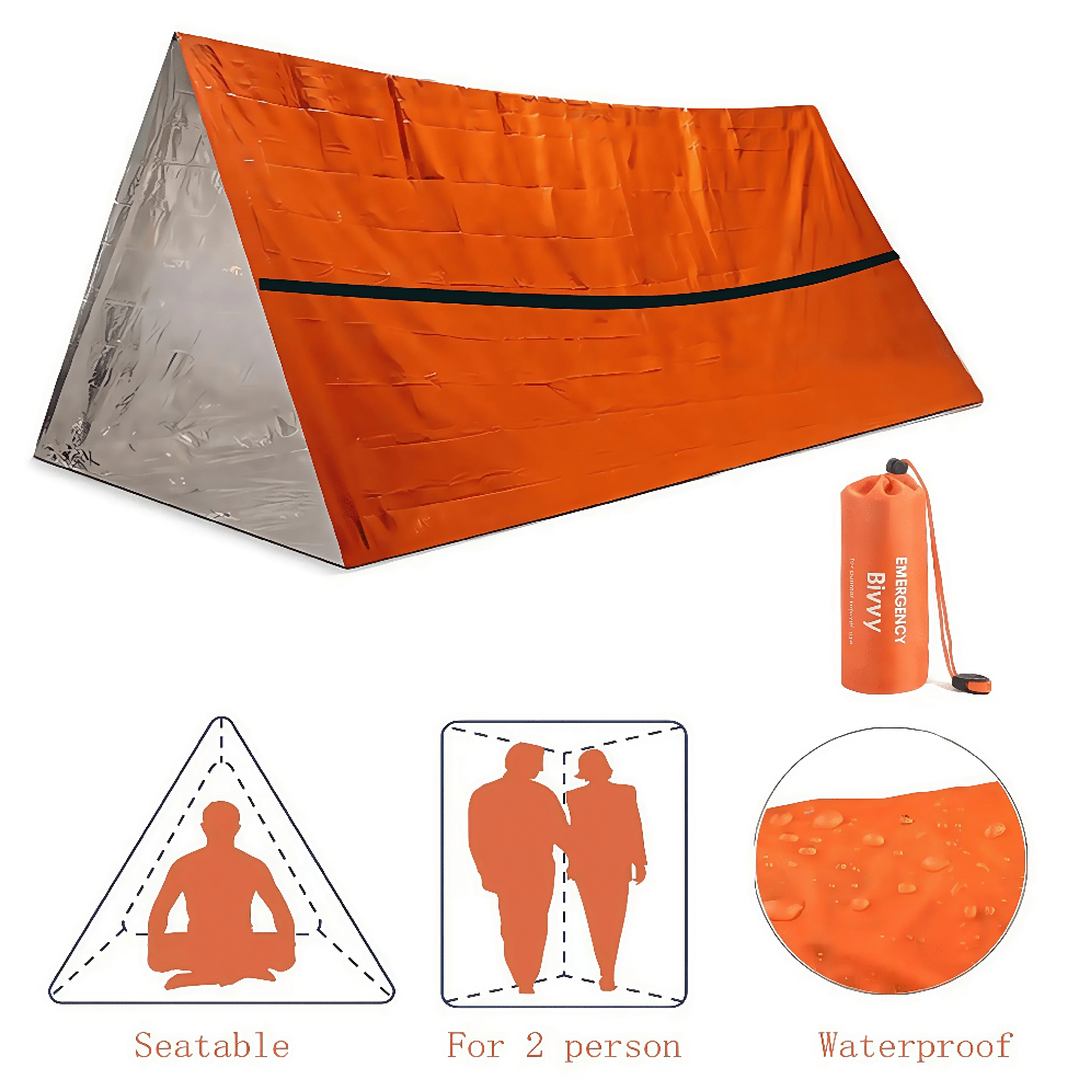 2-Person Emergency Survival Sh - Emergency Mylar Tent reseña y precio