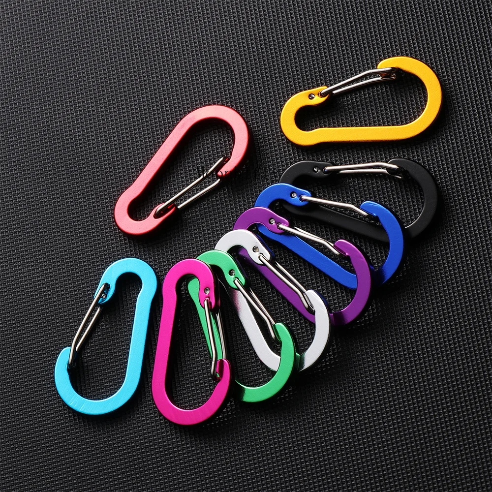 5pcs  Aluminum Alloy Carabiner - Fishing Kit Compact reseña y precio