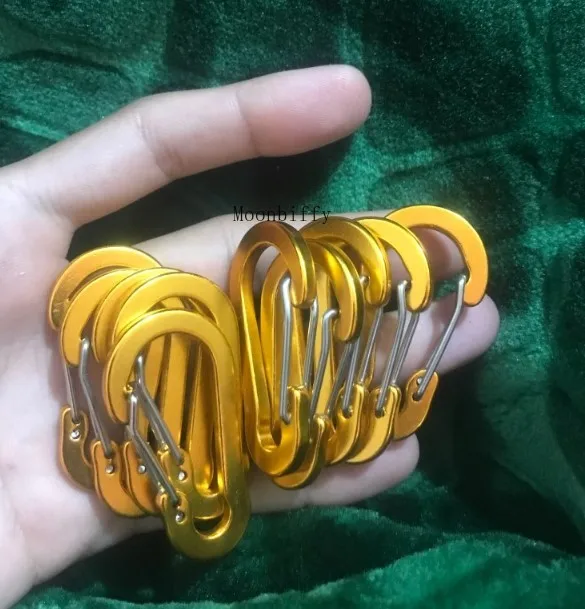 5pcs  Aluminum Alloy Carabiner - Fishing Kit Compact reseña y precio