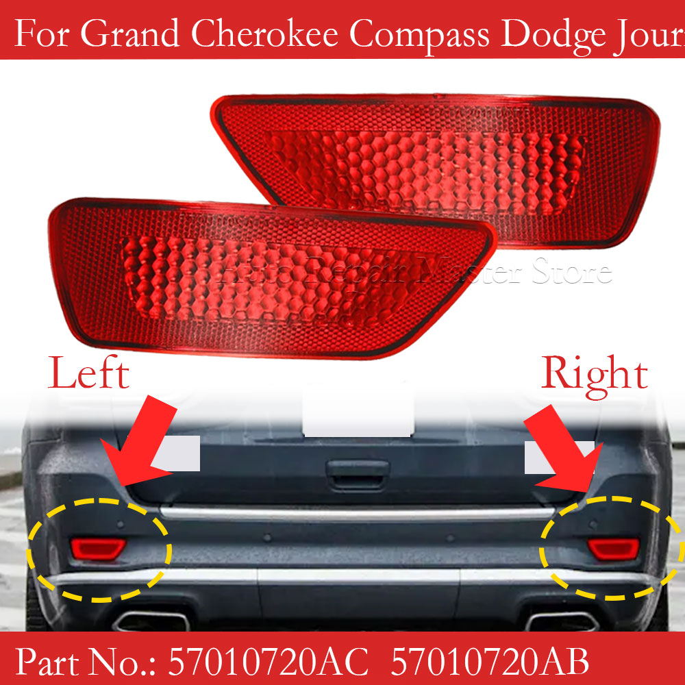 1/2pcs Car Red Tail Warning Re - Compass Lensatic reseña y precio