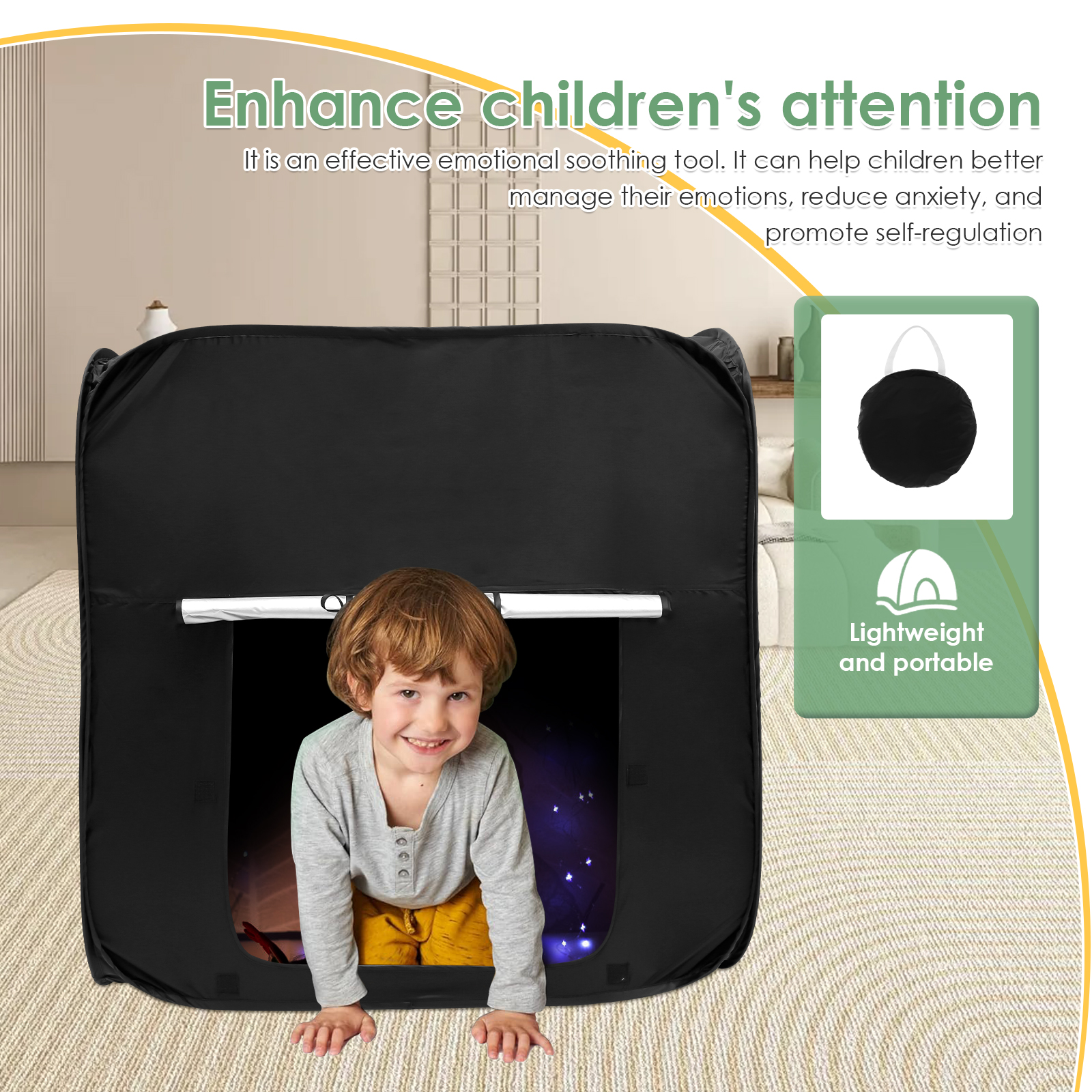 Kids Sensory Tent Portable Sen - Emergency Mylar Tent reseña y precio
