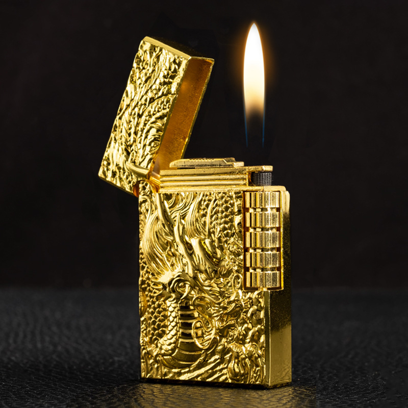 Dragon Gas Lighter Grinding Je - Fire Starting Kit reseña y precio
