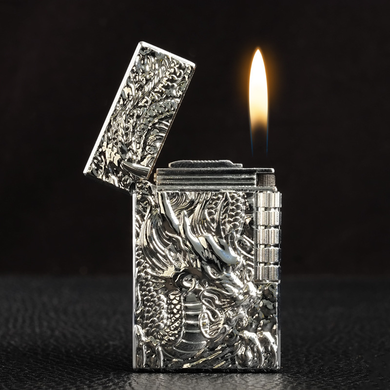 Dragon Gas Lighter Grinding Je - Fire Starting Kit reseña y precio