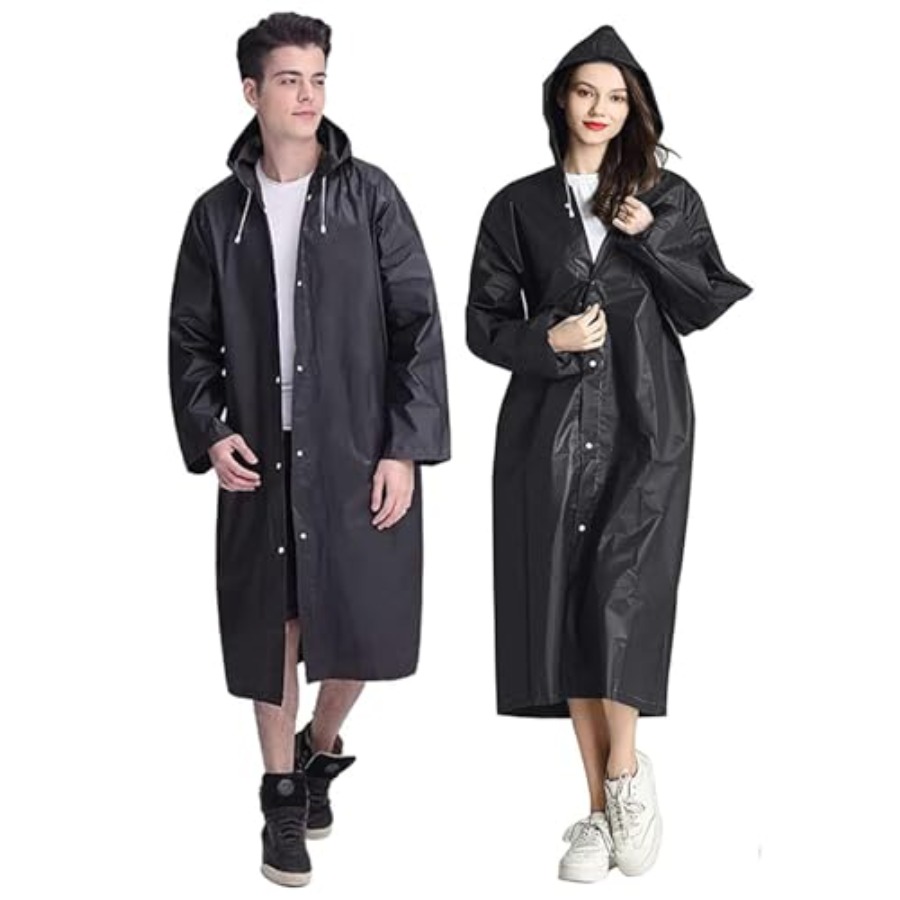 Rain Coat Poncho for Adult, 2  - Emergency Poncho Rain reseña y precio