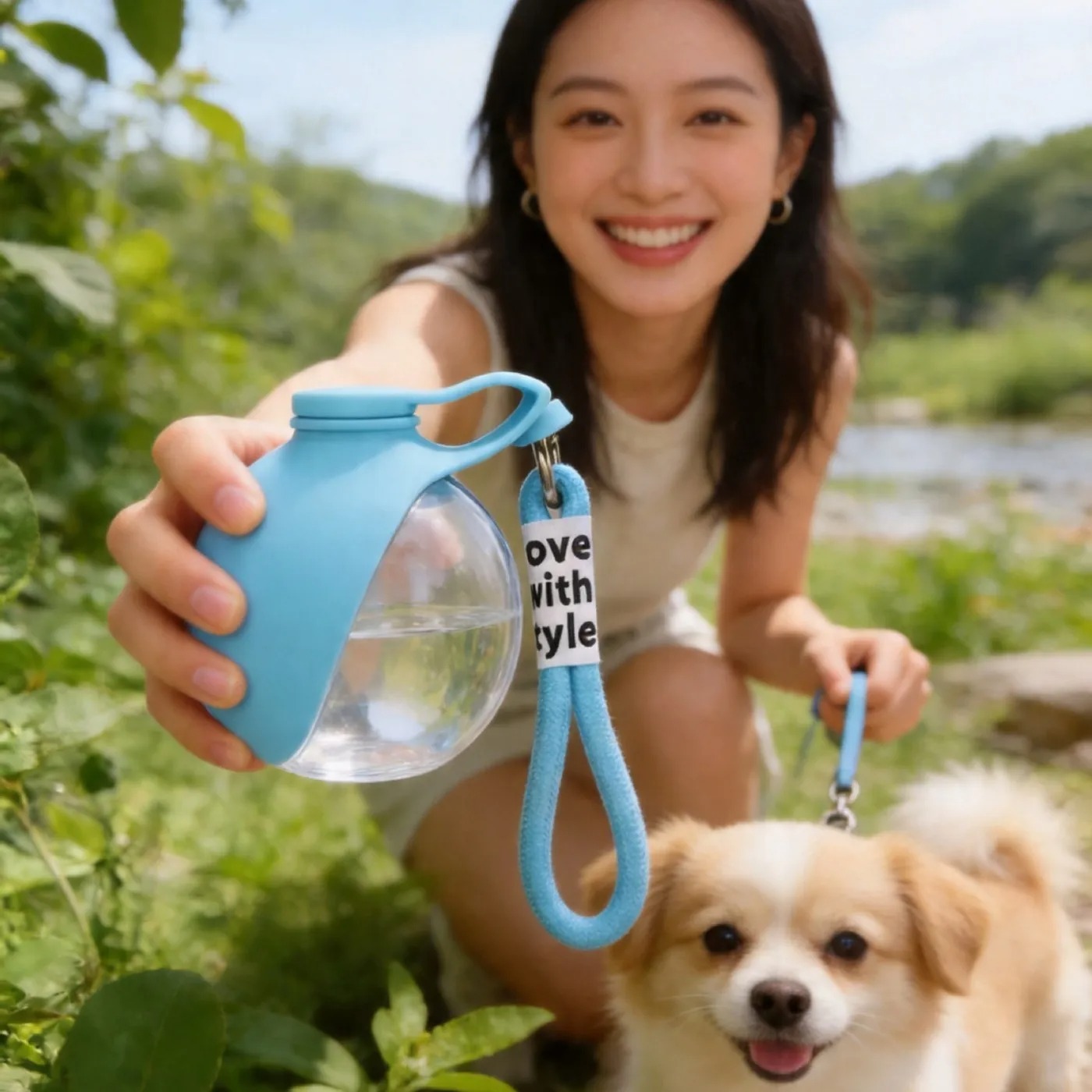 Portable 2-in-1 water bottle f - Water Bag Collapsible reseña y precio