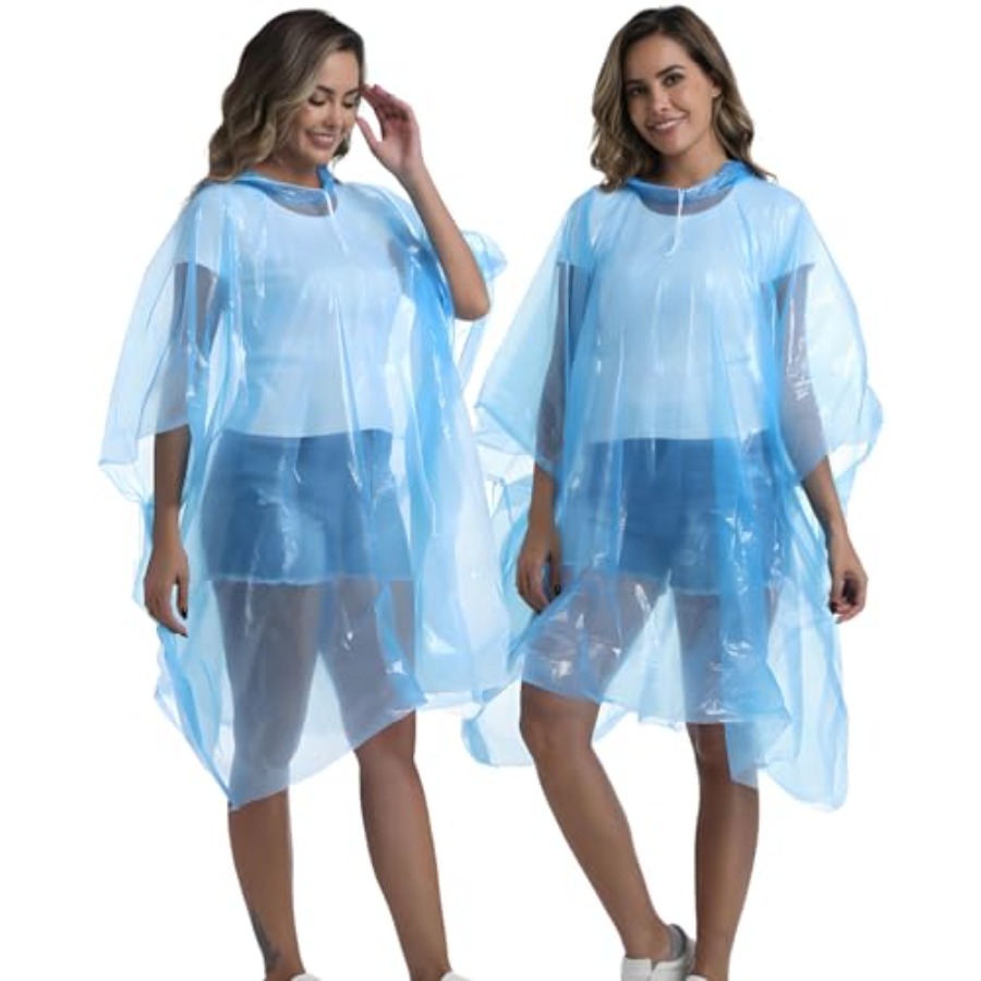 4/6/12 Pack Disposable Rain Po - Emergency Poncho Rain reseña y precio