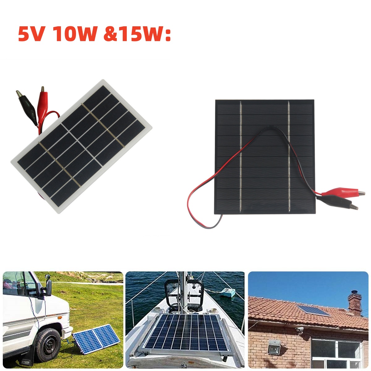 Wholesale Mini Solar Panel 5V  - Solar Emergency Charger reseña y precio