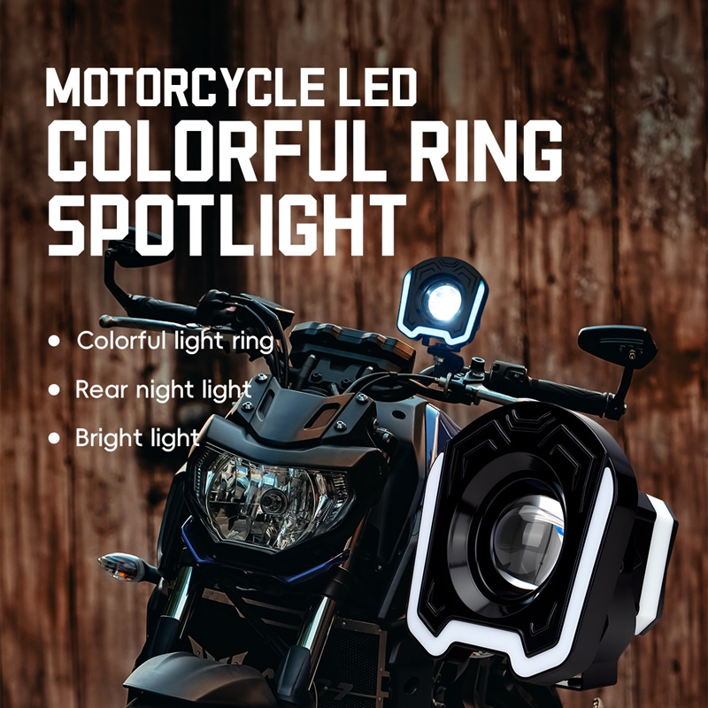 4inch Motorcycle LED Spotlight - Sos Light Strobe reseña y precio
