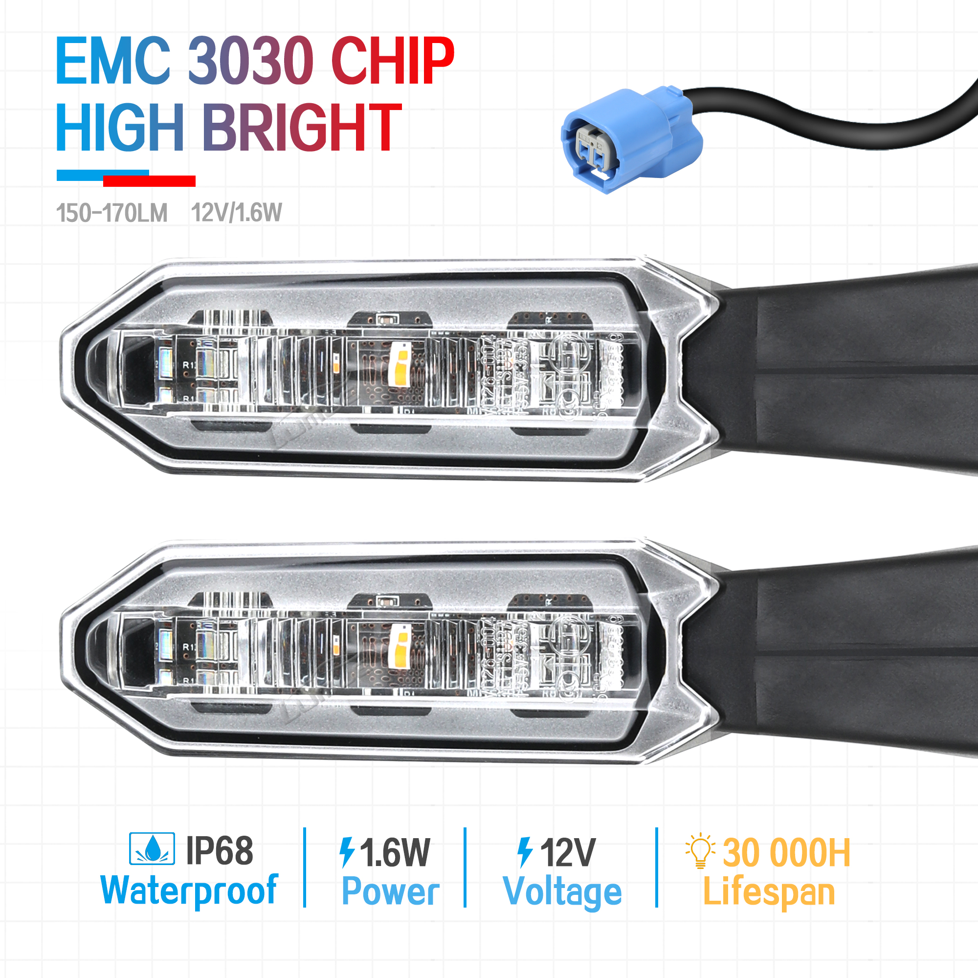 NT1100 LED Turn Signal Light F - Sos Light Strobe reseña y precio